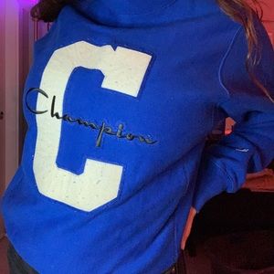 Vintage Champion letterman sweater